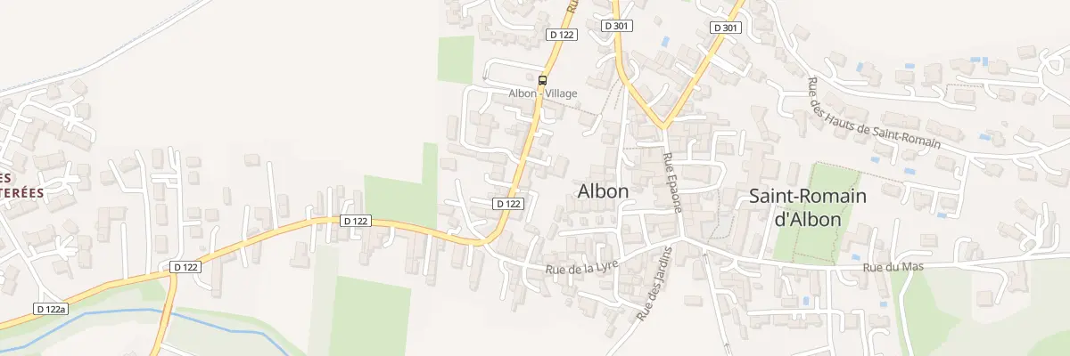 Plan du 245 Rue du Dauphiné à Albon