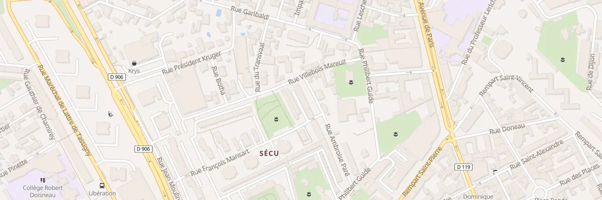 Plan du 17 Rue Ambroise Paré à Chalon-sur-Saône