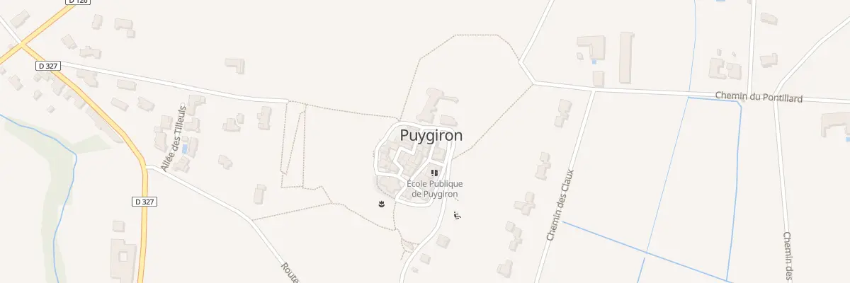 Plan de Pl du Chateau à Puygiron