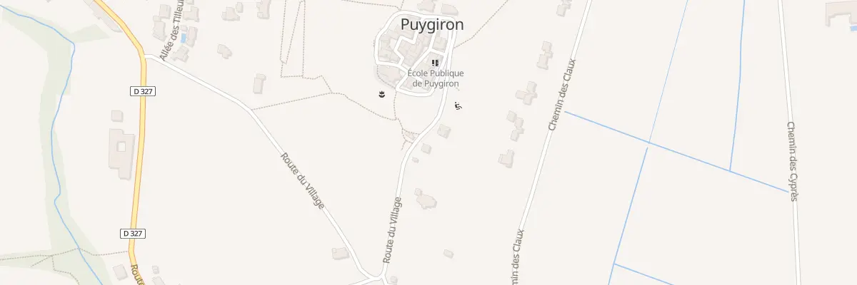 Plan du 5022 Claux à Puygiron