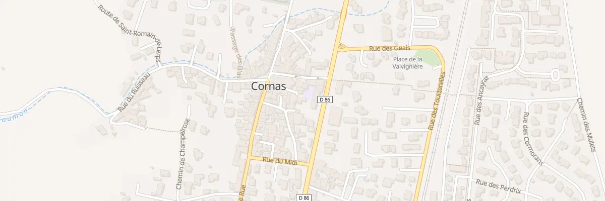 Plan du 1 Imp des Basses rues à Cornas