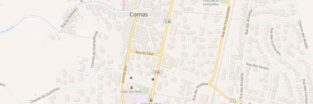 Plan du 10 Rue du Midi à Cornas