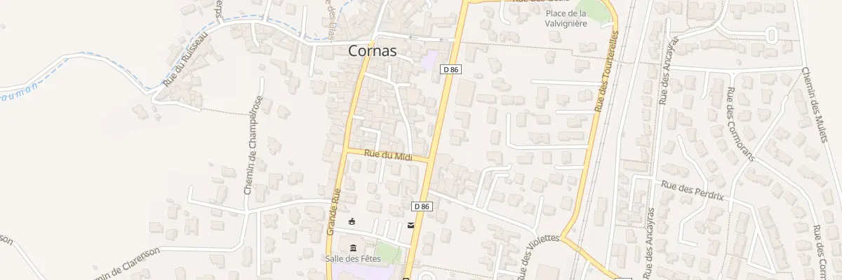 Plan du 137 Av du Colonel Rousset à Cornas