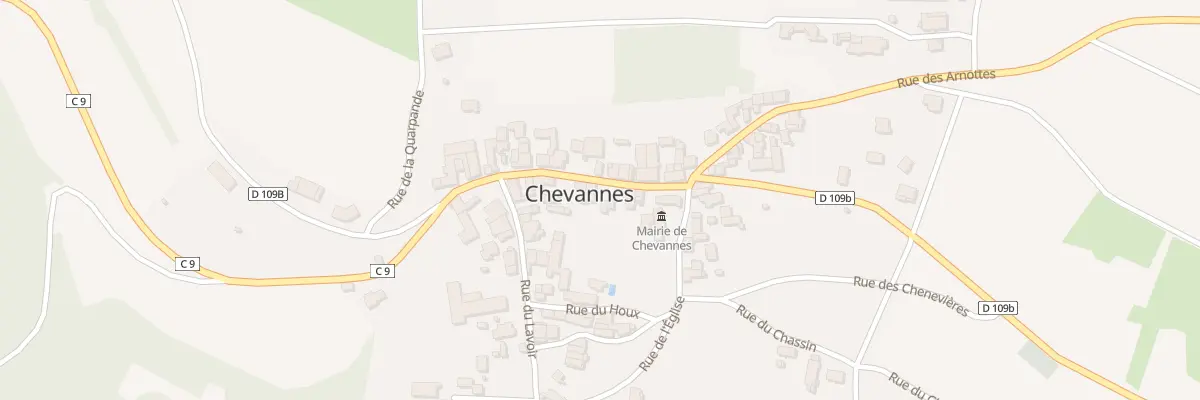 Plan du 7 Rue de la Fontaine à Chevannes