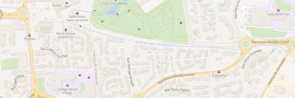 Plan du 15 Rue Marcel Pellenc à Avignon