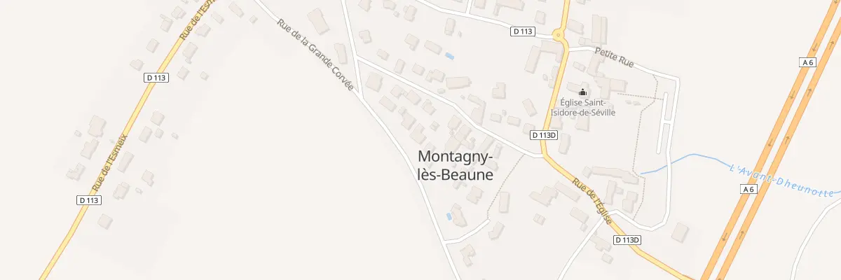 Plan du 7 La Grande Corvée à Montagny-lès-Beaune