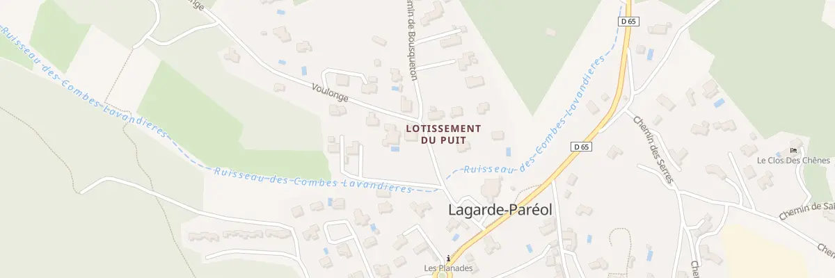 Plan du 131 Rte de Volonges à Lagarde-Paréol