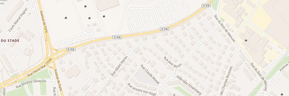 Plan du 31 Rue Jean Bouin à Chalon-sur-Saône