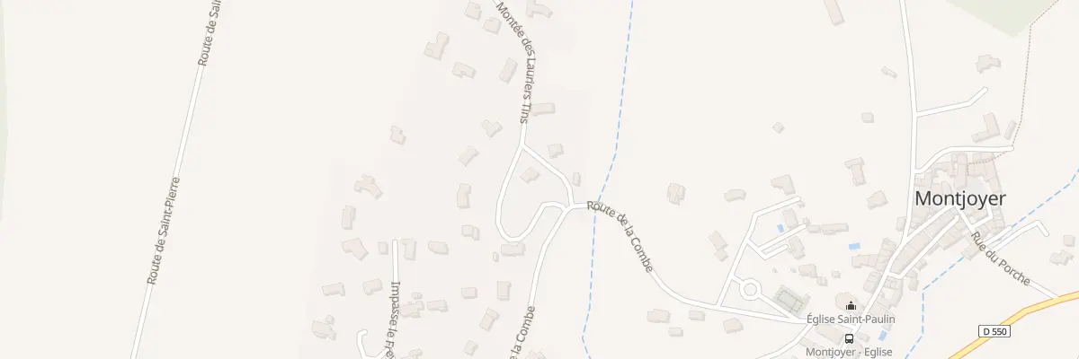 Plan du 35 Pas des Lauriers Tins à Montjoyer