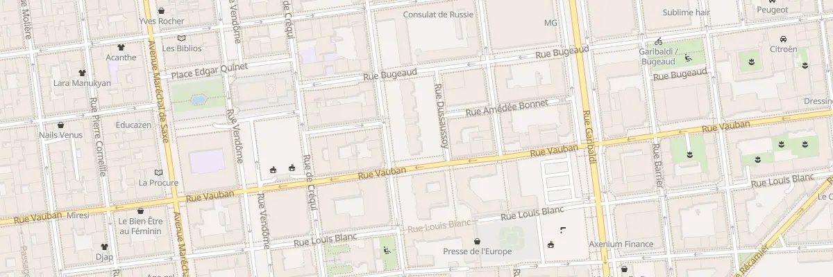 Plan du 143 Rue Duguesclin à Lyon 6e Arrondissement