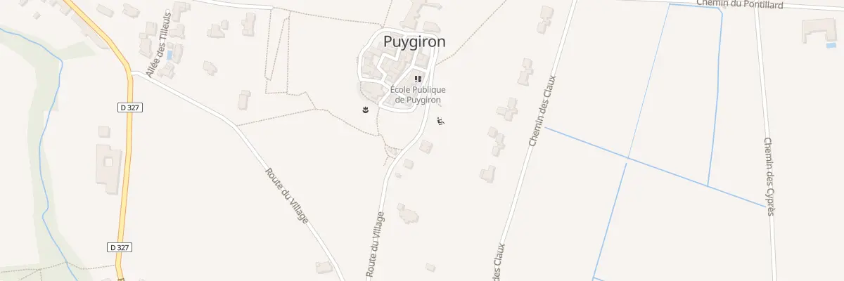 Plan du 9002 Claux à Puygiron