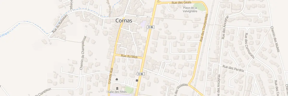 Plan du 137B Av du Colonel Rousset à Cornas