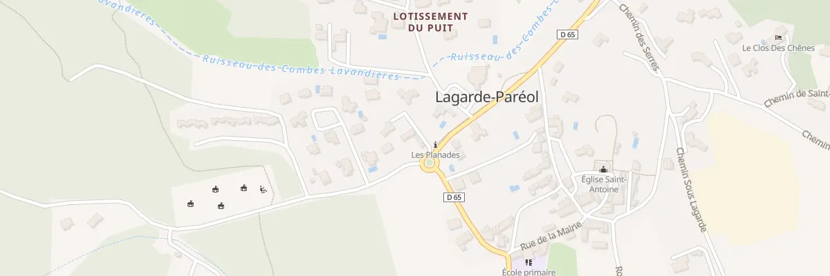 Plan du 9002 Che d’Uchaux à Lagarde-Paréol