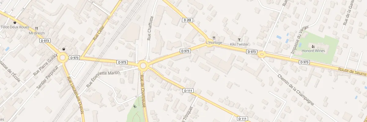 Plan du 4B Rte de Seurre à Beaune