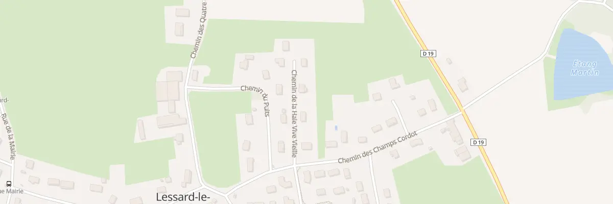 Plan du 6 Che de la Haie Vive Vieille à Lessard-le-National
