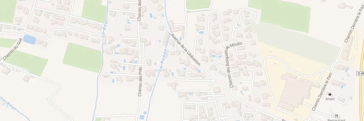 Plan du 5821 Le Rameyron à Sérignan-du-Comtat