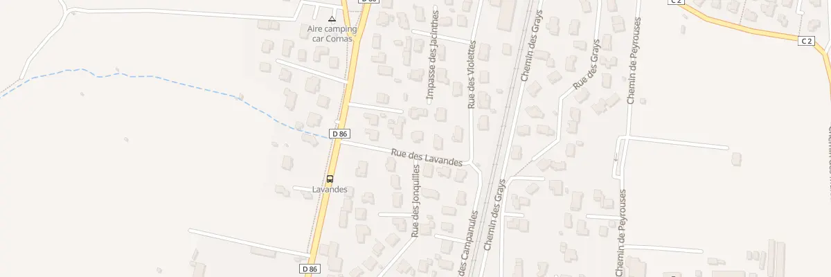 Plan du 5 Rue des Lavandes à Cornas