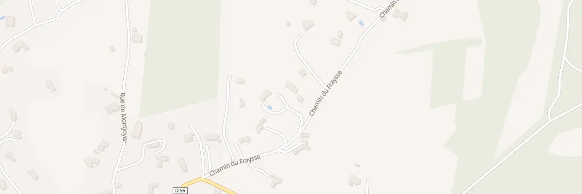 Plan du 225 Che du Fraysse à Réauville