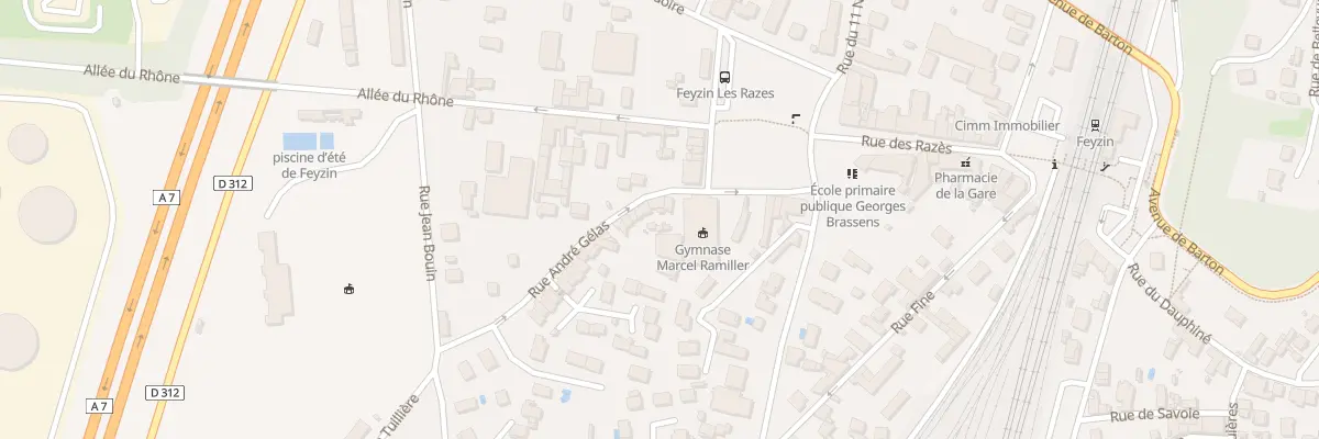 Plan du 5 Rue André Gelas à Feyzin