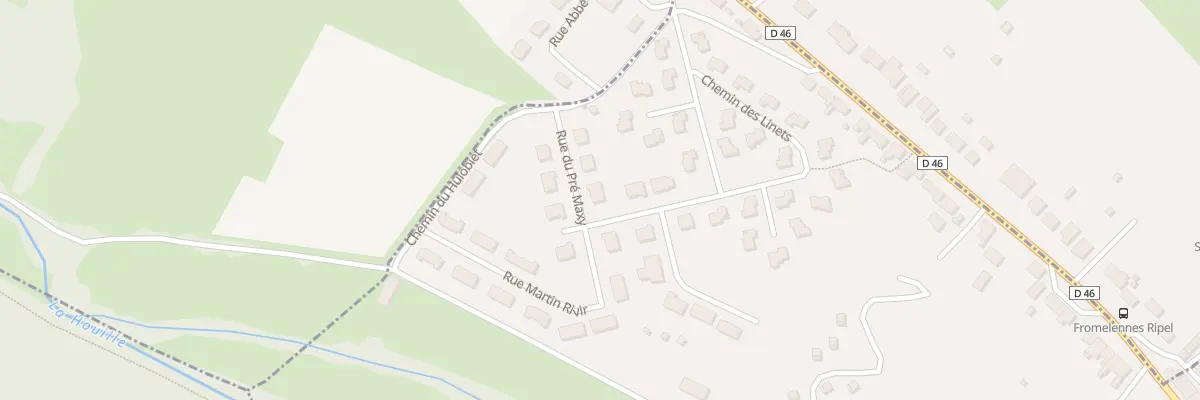 Plan du 6 Rue du Pre Maxy à Fromelennes