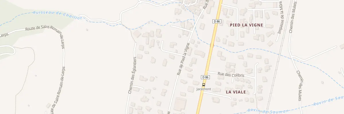 Plan du 39 Rue du Pied La Vigne à Cornas