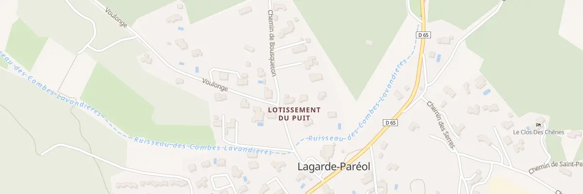 Plan du 2B Le Puits à Lagarde-Paréol