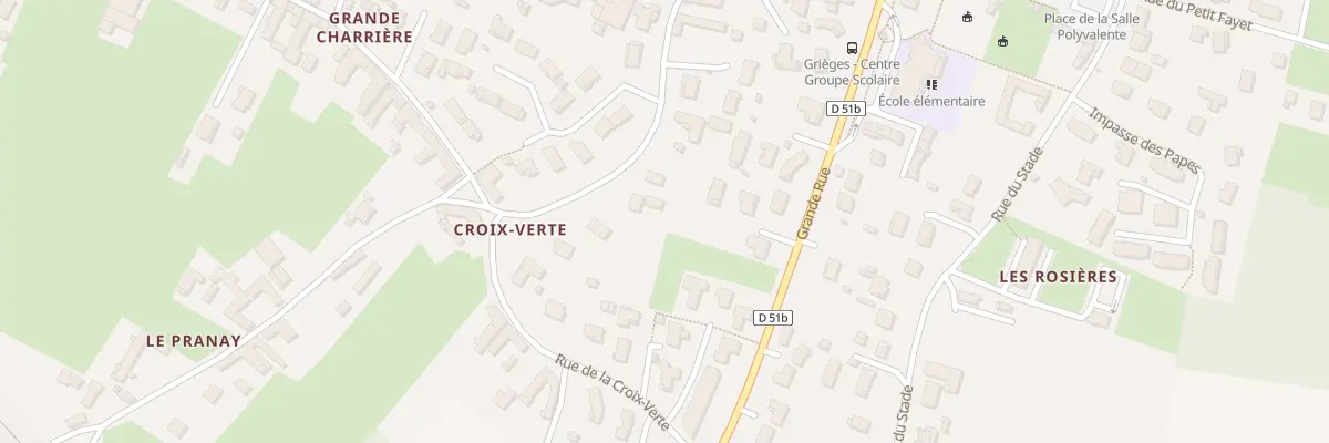 Plan du 381 Rue Marie Joseph Bonnat à Grièges