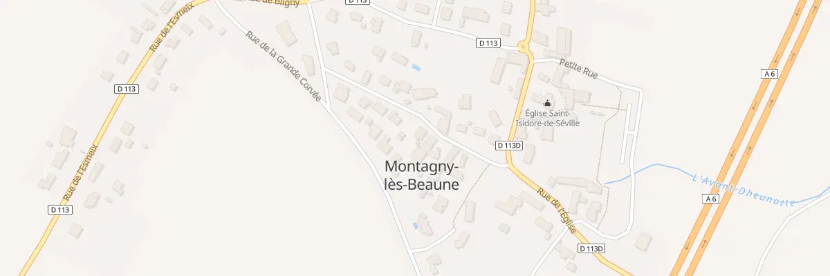 Plan du 11 Rue Pisserotte à Montagny-lès-Beaune