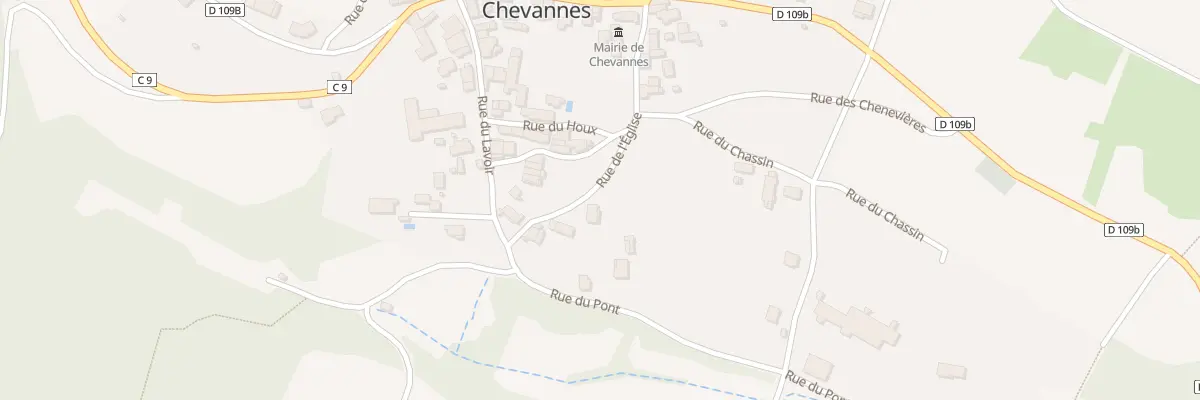 Plan du 21 Rue de l’Eglise à Chevannes