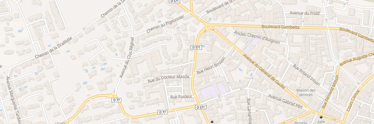 Plan du 18 Bd Jules Ferry à Châteaurenard