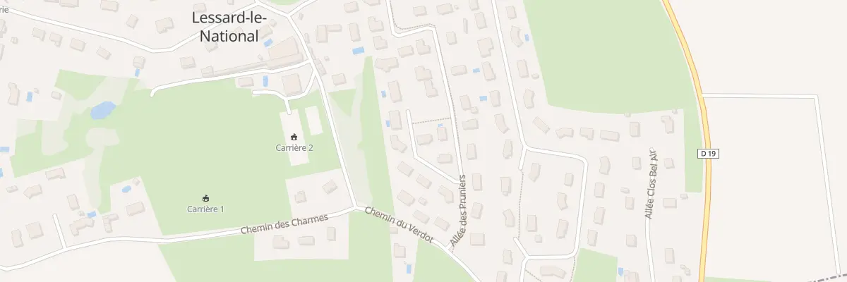 Plan du 2 Che des Chenes à Lessard-le-National