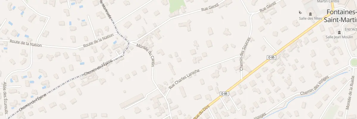 Plan du 180 Rue Charles Laroche à Fontaines-Saint-Martin