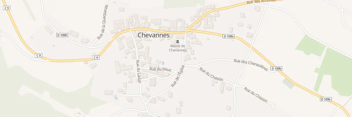 Plan du 10 Rue de l’Eglise à Chevannes