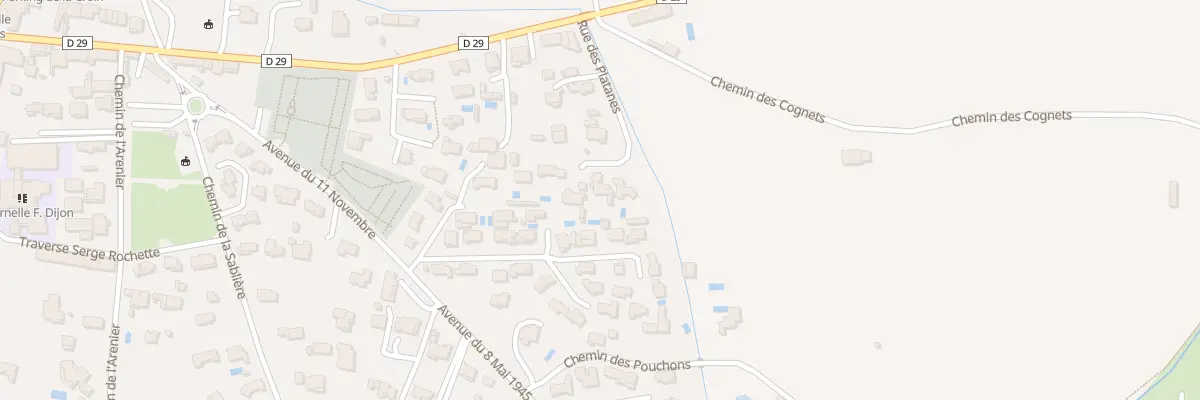 Plan du 2 Imp du Lavandin à Eyragues