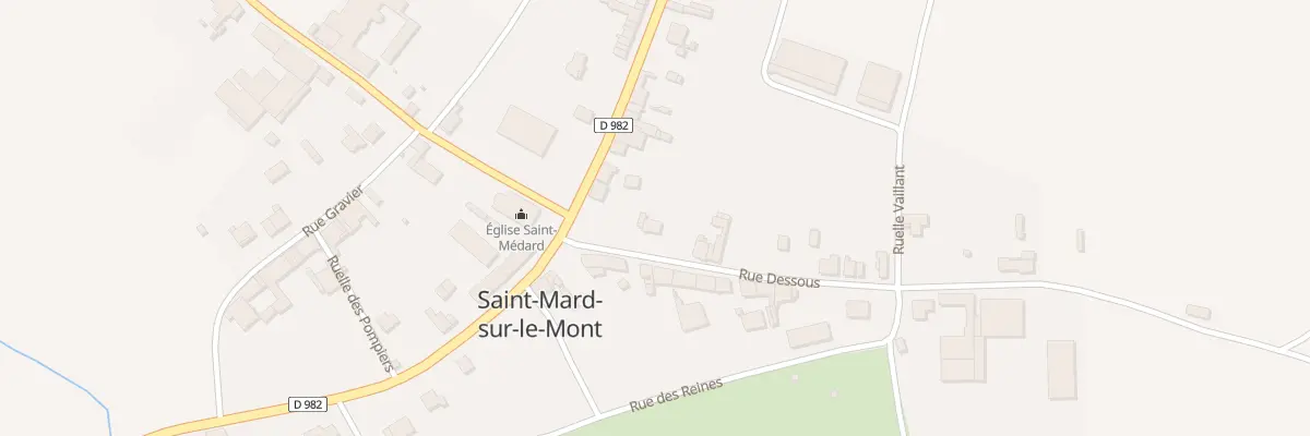 Plan du 1 Rue Dessous à Saint-Mard-sur-le-Mont