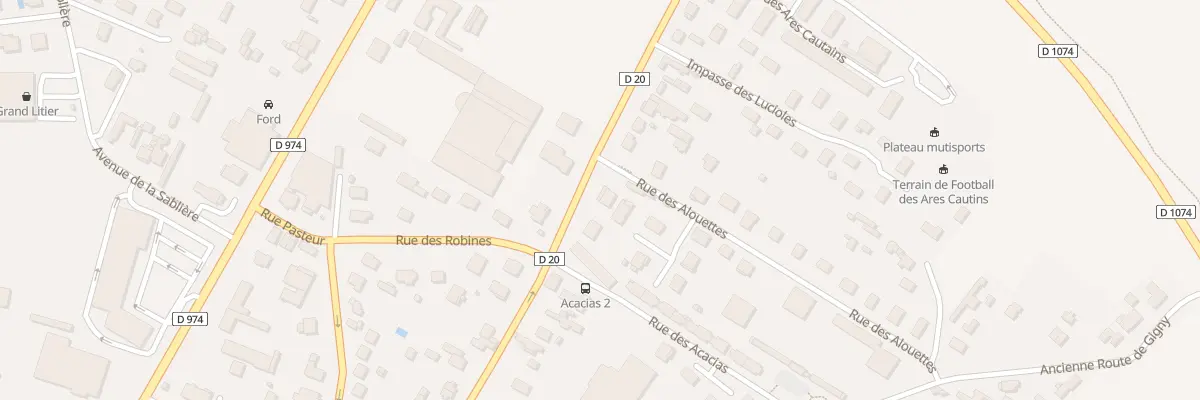 Plan du 68 Rue de Chorey à Beaune
