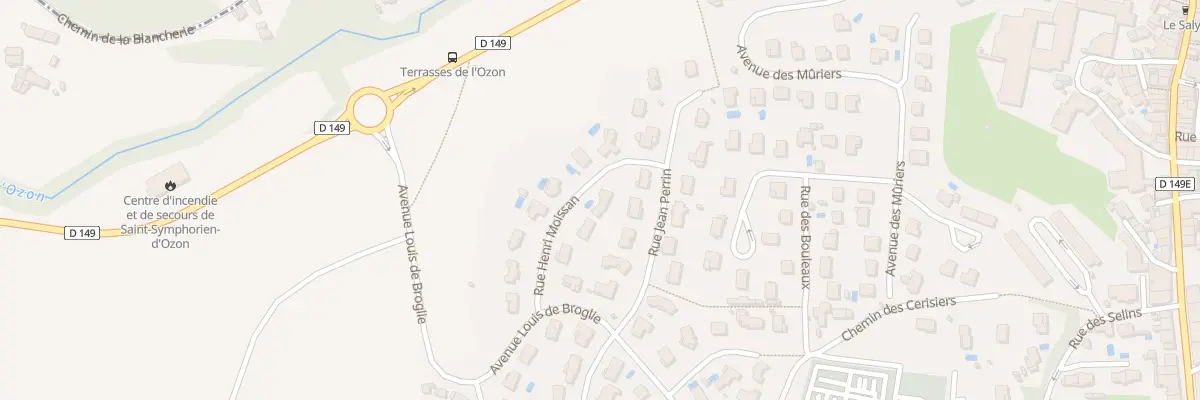 Plan du 7 Rue Henri Moissan à Saint-Symphorien-d’Ozon