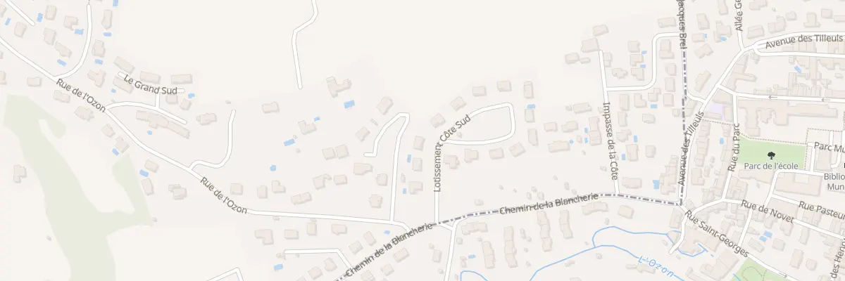 Plan du 5426 Rue de l’Ozon à Solaize