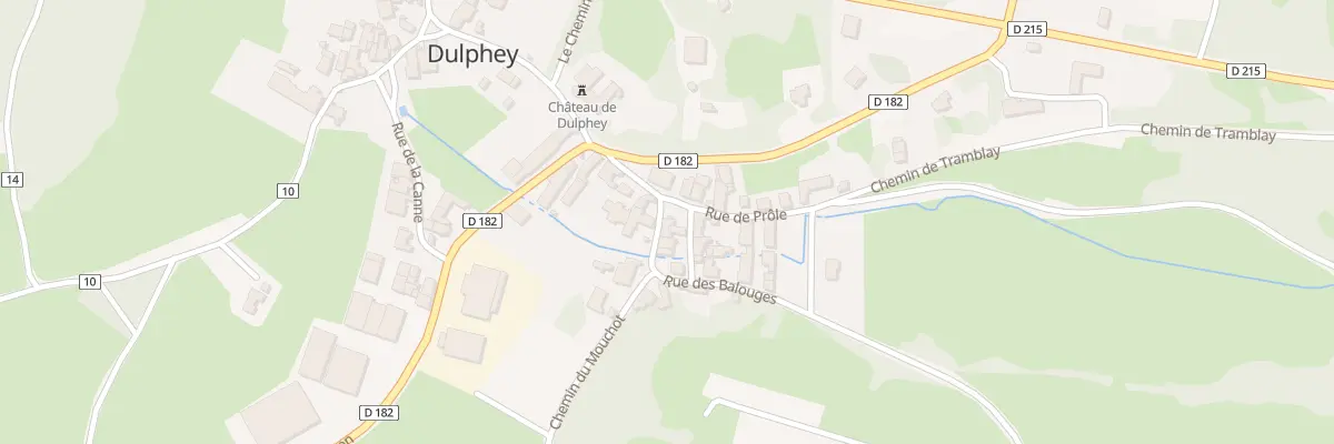 Plan du 1 Rue des Balouges à Mancey