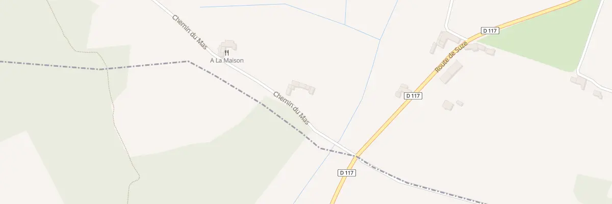 Plan du 5162 Les Etangs à La Baume-de-Transit