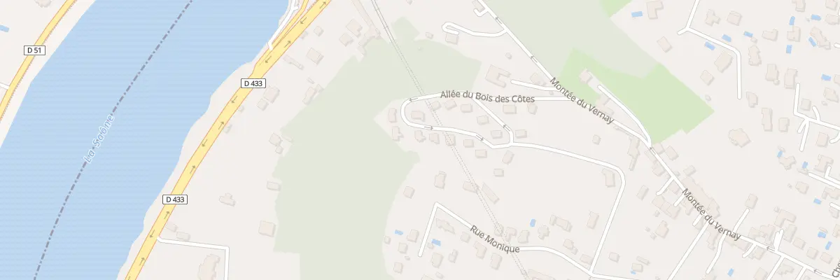 Plan du 9 All du Bois des Côtes à Caluire-et-Cuire