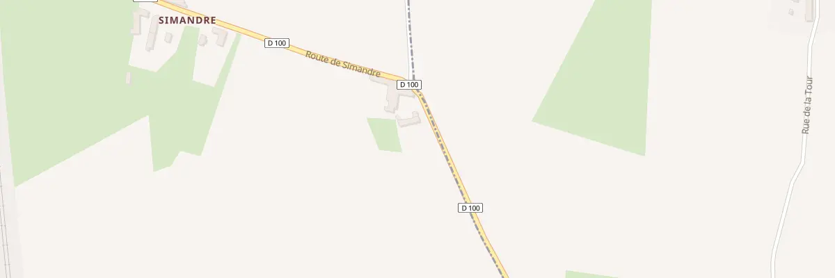 Plan du 3130 Rte de Simandre à Peyzieux-sur-Saône