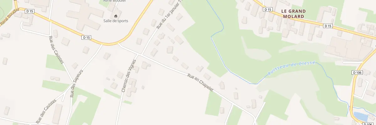 Plan du 7 Rue En Chapelet à Viré