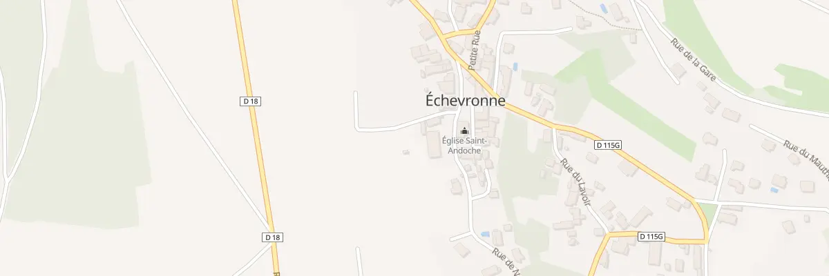 Plan du 1 Rle Simon à Échevronne