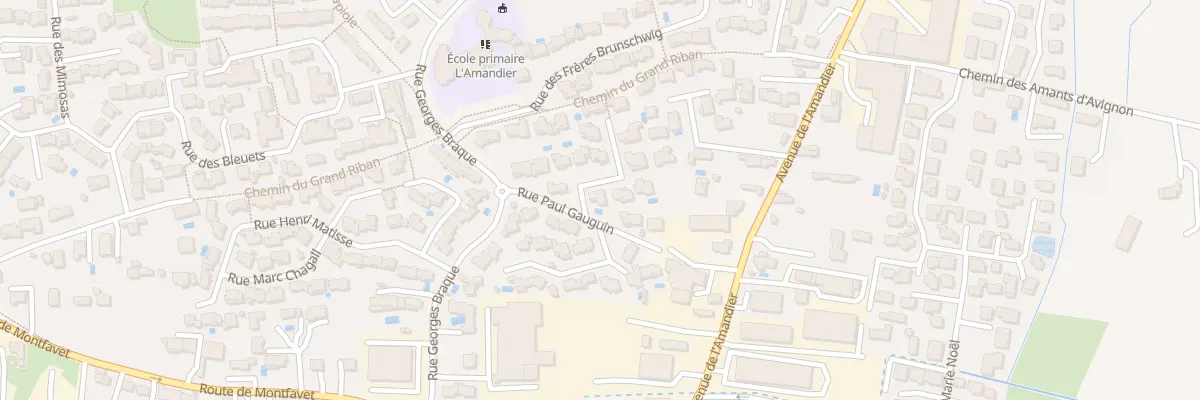 Plan du 5 Rue Paul Gauguin à Avignon