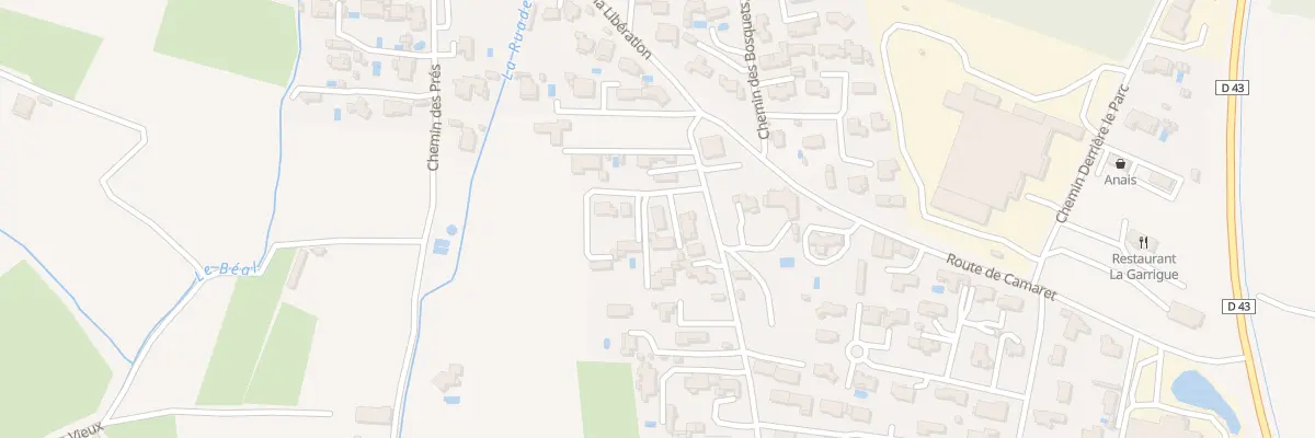 Plan du 68F Che des Roards à Sérignan-du-Comtat