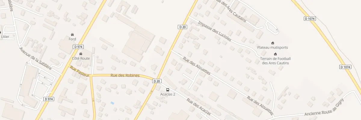 Plan du 70 Rue de Chorey à Beaune