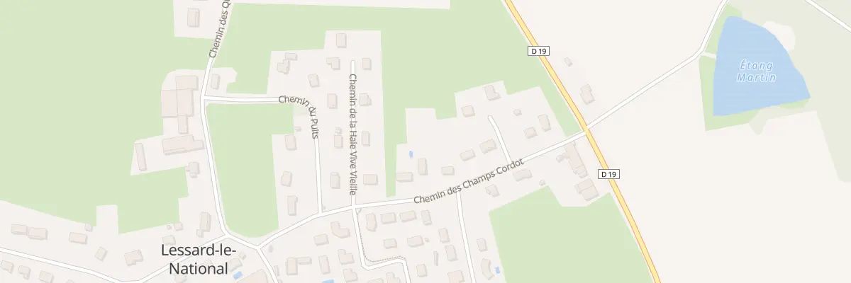 Plan du 3 Che des Champs Cordot à Lessard-le-National