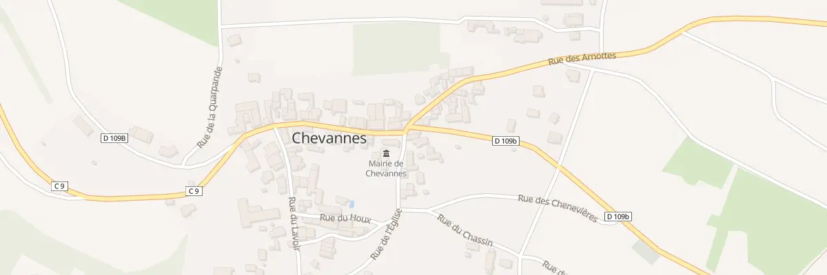Plan du 3 Rue de l’Eglise à Chevannes