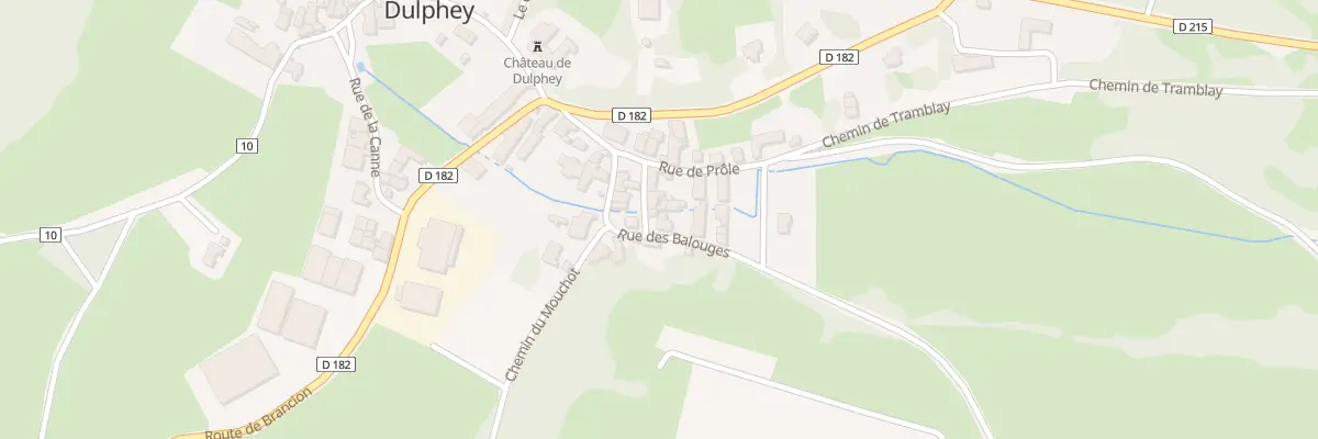 Plan du 5 Rue La P’Tite Rue à Mancey